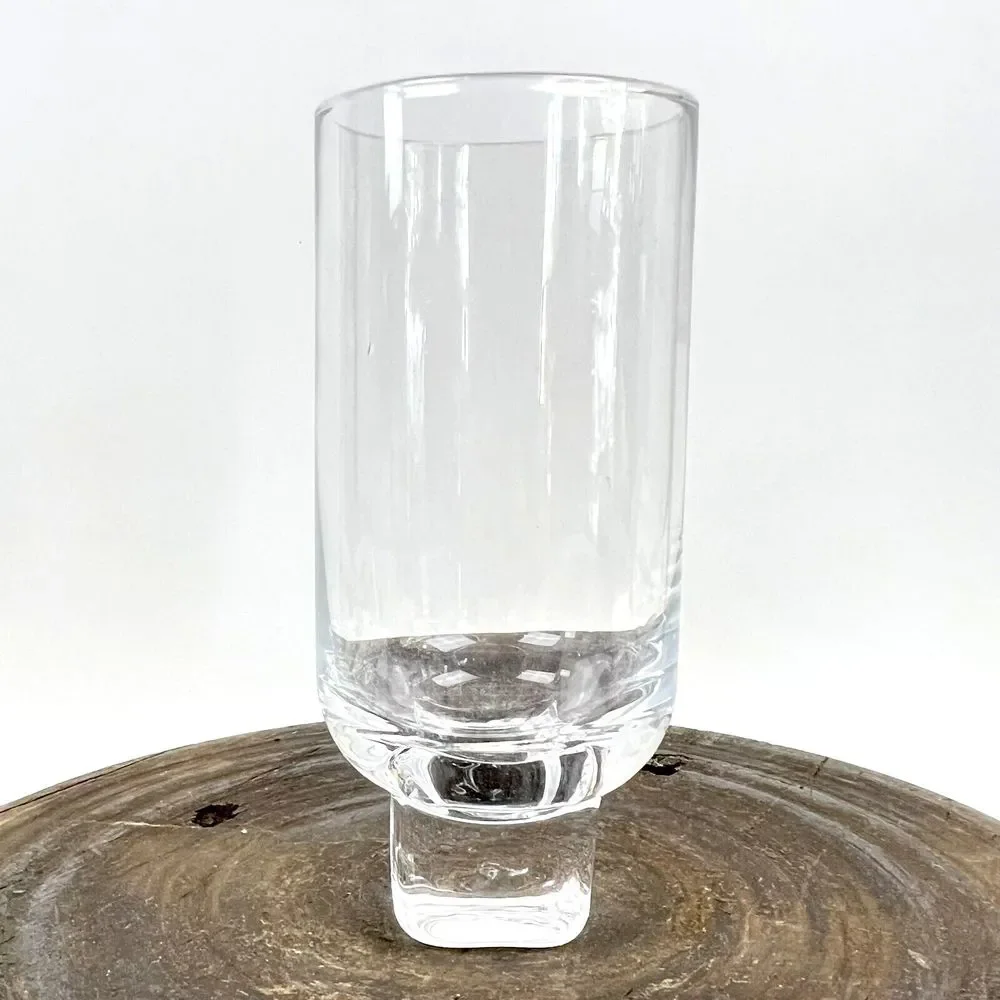 Clear Glasses 7 oz IKEA TRENDIG 2013 Square Pedestal Barware Box Set of 2